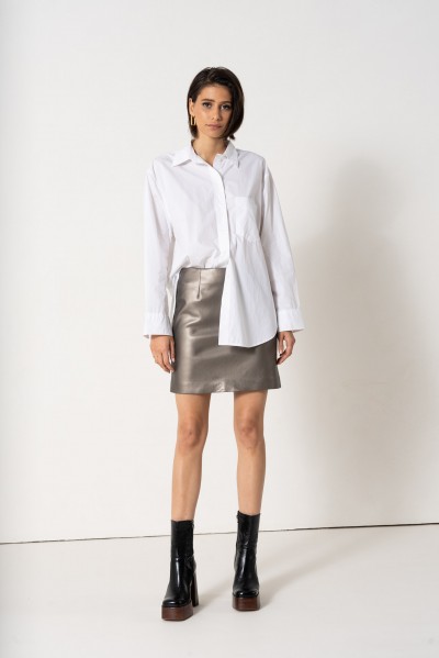 Leatherette skirt - JANA