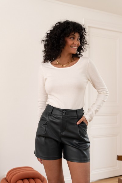 Scarlette Leatherette Shorts