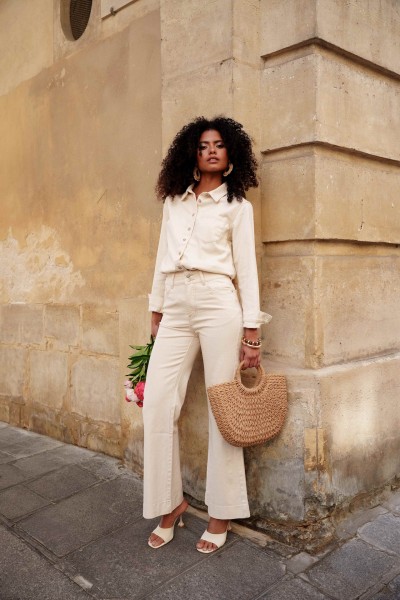 Jean Highwaist Large Flare - Eugenie
