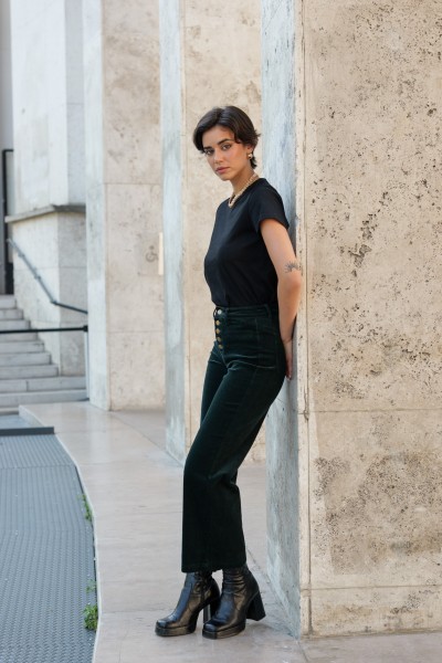 Pantalon velours wide - Valentina